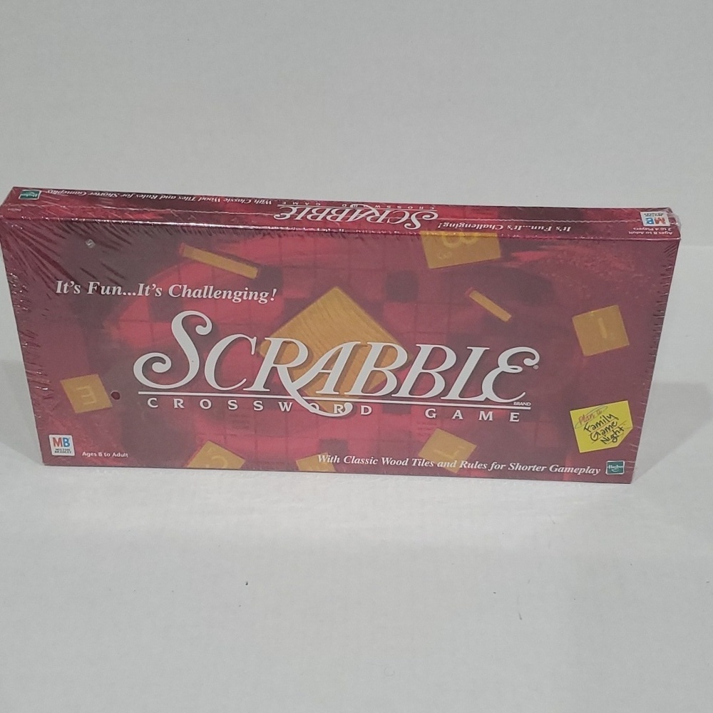 Scrabble board game still in shrink-wrap